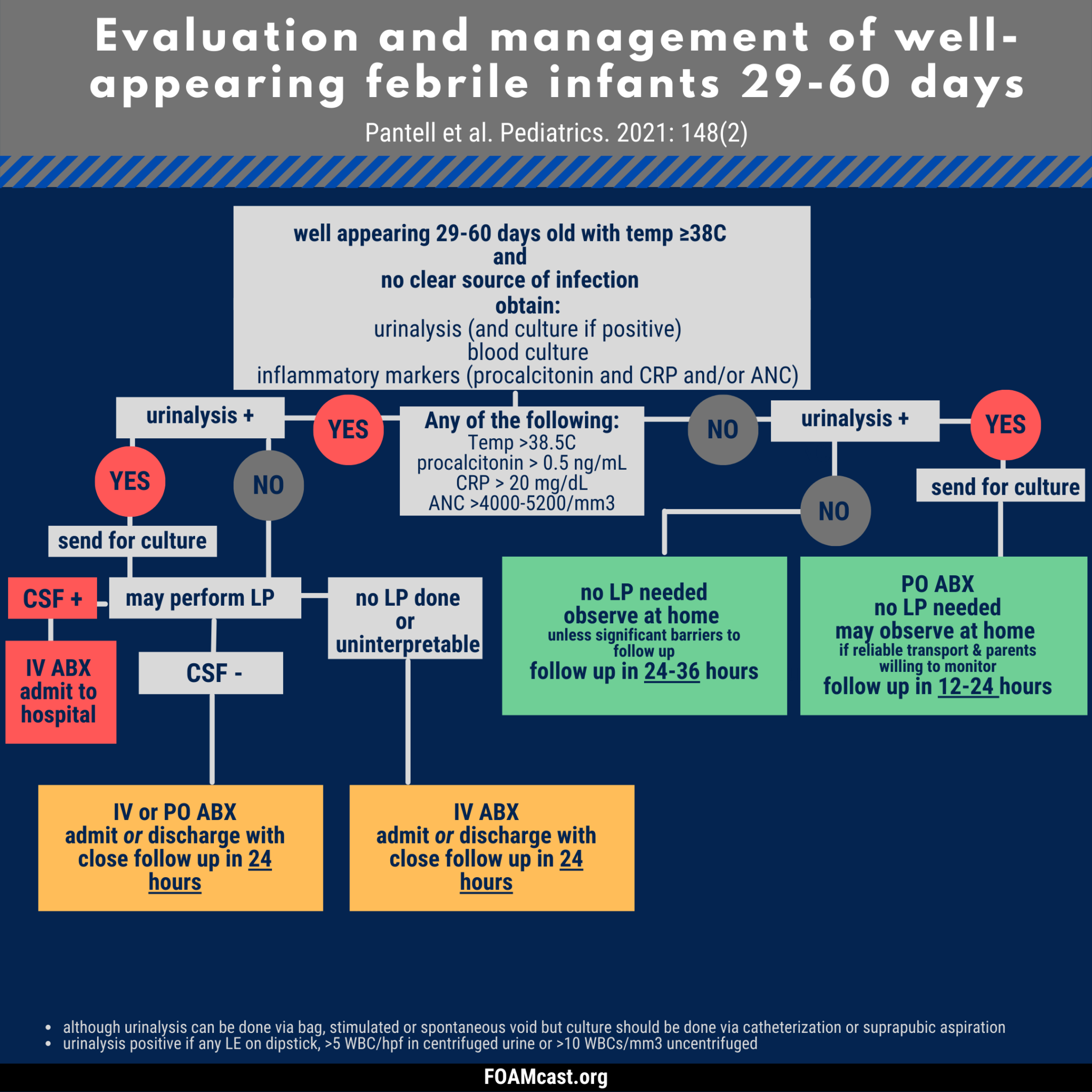 Febrile Infants Ages 860 Days Old AAP Guidelines FOAMcast