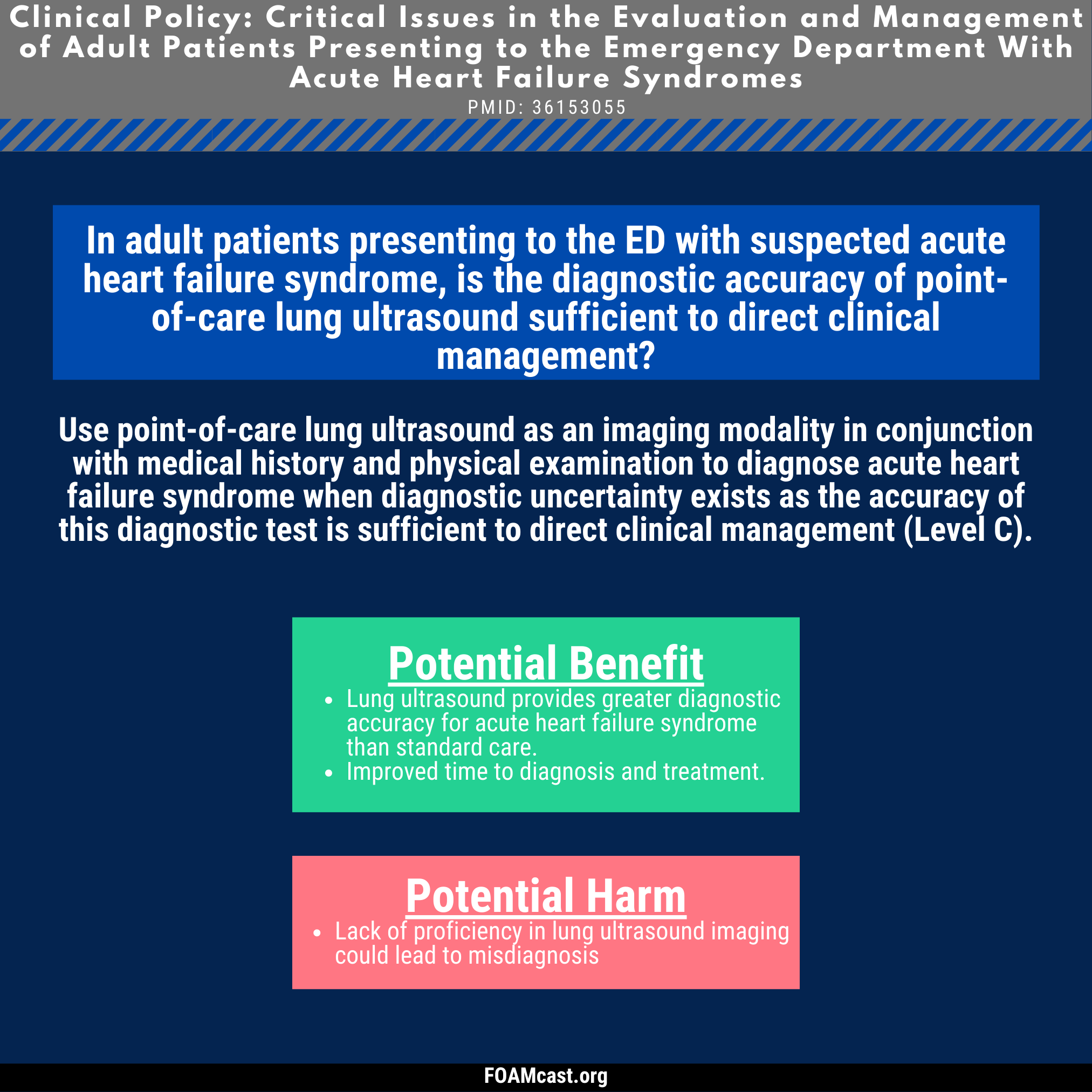 ACEP Clinical Policy on Heart Failure Syndromes & High Dose Nitrates